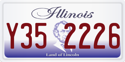 IL license plate Y352226