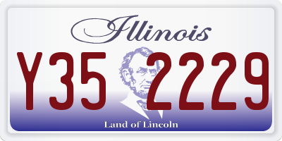IL license plate Y352229