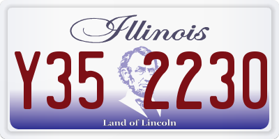 IL license plate Y352230