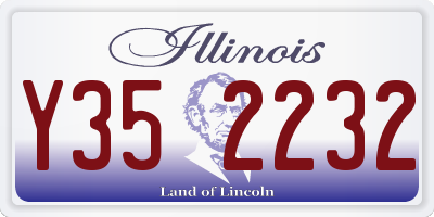 IL license plate Y352232