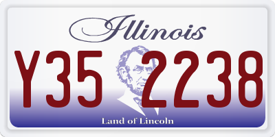 IL license plate Y352238