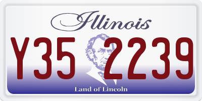 IL license plate Y352239