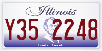 IL license plate Y352248