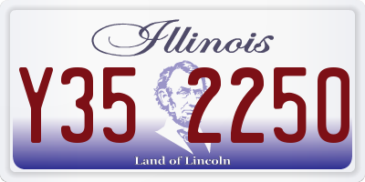 IL license plate Y352250