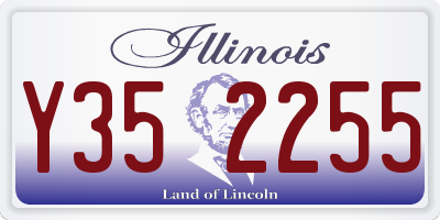 IL license plate Y352255