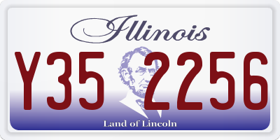 IL license plate Y352256
