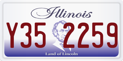 IL license plate Y352259