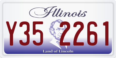 IL license plate Y352261