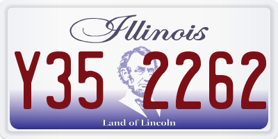 IL license plate Y352262