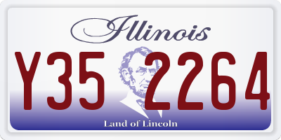 IL license plate Y352264