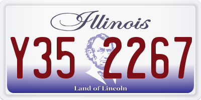 IL license plate Y352267