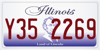 IL license plate Y352269