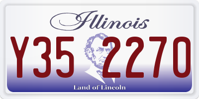 IL license plate Y352270