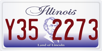 IL license plate Y352273
