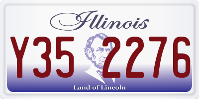 IL license plate Y352276