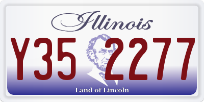 IL license plate Y352277