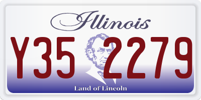 IL license plate Y352279
