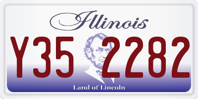 IL license plate Y352282