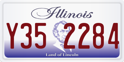 IL license plate Y352284