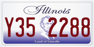 IL license plate Y352288
