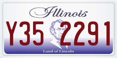 IL license plate Y352291