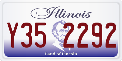 IL license plate Y352292