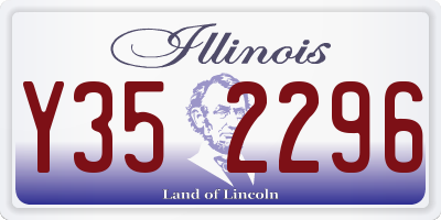 IL license plate Y352296