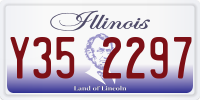 IL license plate Y352297
