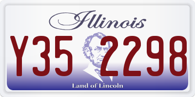 IL license plate Y352298