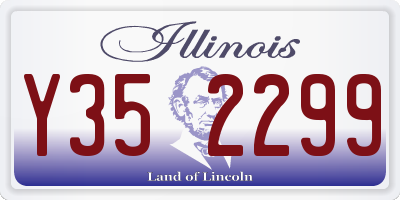 IL license plate Y352299