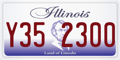 IL license plate Y352300