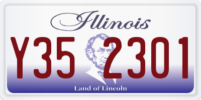 IL license plate Y352301