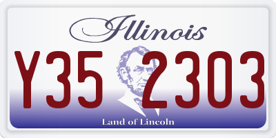 IL license plate Y352303