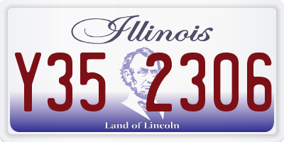 IL license plate Y352306