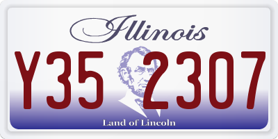 IL license plate Y352307