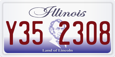 IL license plate Y352308