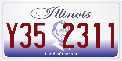 IL license plate Y352311
