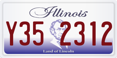 IL license plate Y352312