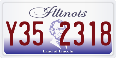 IL license plate Y352318