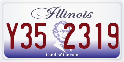 IL license plate Y352319