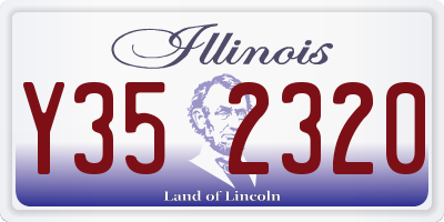 IL license plate Y352320