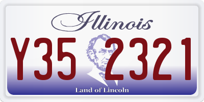 IL license plate Y352321