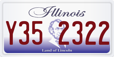 IL license plate Y352322