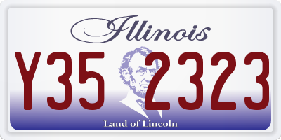 IL license plate Y352323