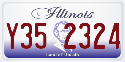 IL license plate Y352324