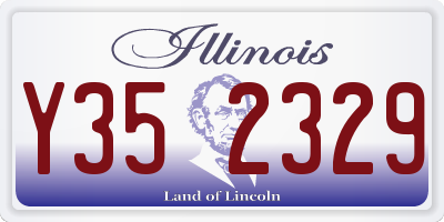 IL license plate Y352329
