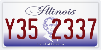 IL license plate Y352337