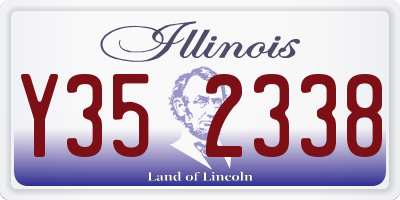 IL license plate Y352338