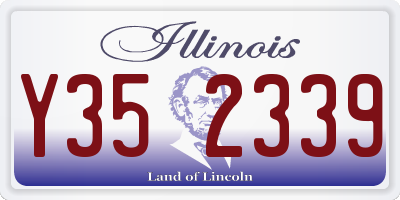 IL license plate Y352339