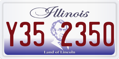 IL license plate Y352350